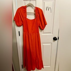 Super cute target dress worn once open back